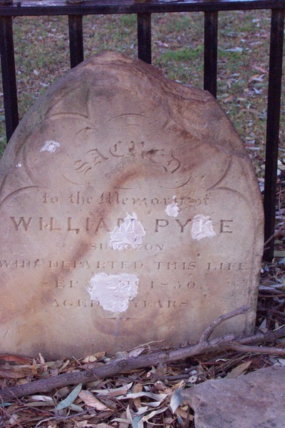 William Pyke's headstone