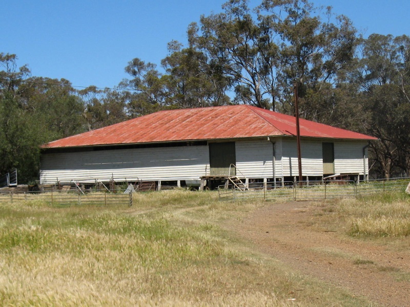 Exford shearing shed