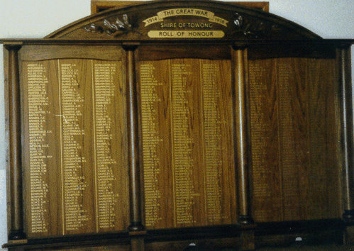 Tallangatta Shire Honour Roll (First World War)