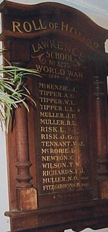 Lawrence State School Honour Roll (Second World War)