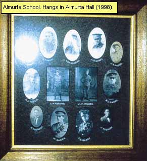 Almurta School Honour Roll (First World War)