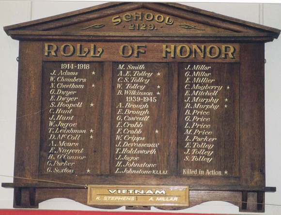 Ripplebrook State School Honour Roll
