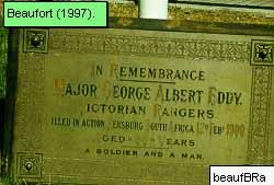 Beaufort Honour Roll (Boer War)