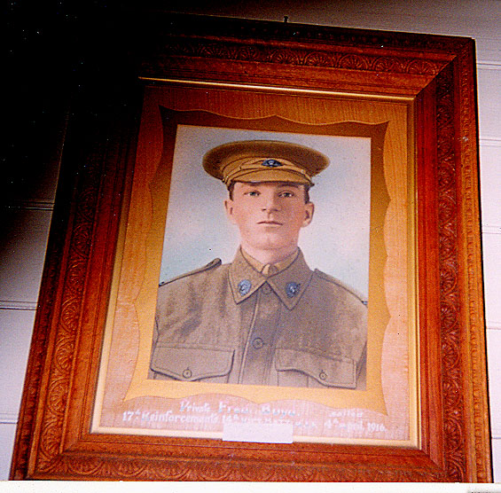 Memorial Portrait of Fred Boyd (First World War)