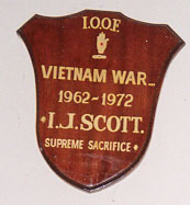 Camperdown Independent Order of Oddfellows (IOOF) Honour Roll (Vietnam War)