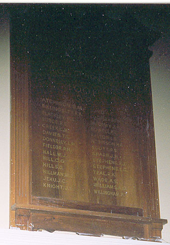 Camperdown Independent Order of Oddfellows (IOOF) Honour Roll (Second World War)
