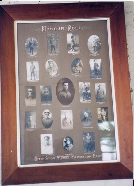 Yarragon East State School Honour Roll (First World War)