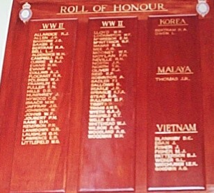 Brighton Royal Yacht Club Honour Roll (Second World War)