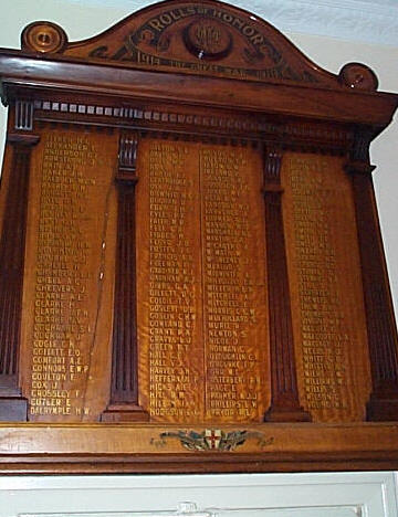 Melbourne and Metropolitan Tramways Board Honour Roll (Second World War)