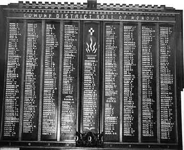 Cohuna Memorial Hall Honour Roll (Second World War)