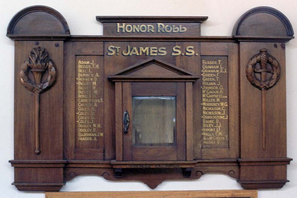 St James State School Honour Roll (First World War)