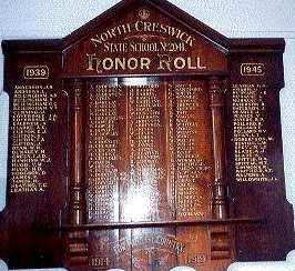 Creswick North State School Honour Roll (First World War)