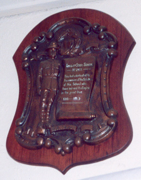 Rowsley State School Honour Roll (First World War)