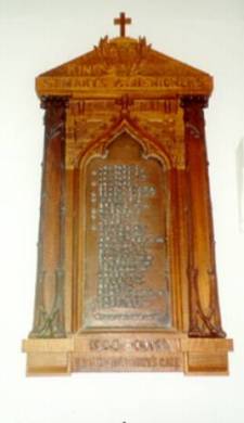 Balmoral St Mary's Anglican Church (A) Honour Roll (First World War)