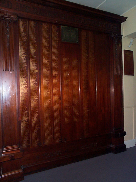 Prahran RSL Honour Roll (First World War) (Part B)