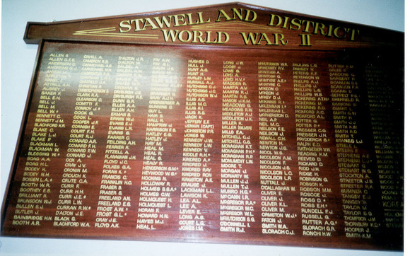 Stawell and District Honour Roll (Second World War)