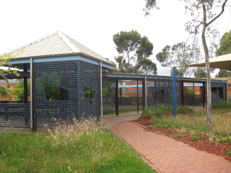 Former Mowbrary College walkways