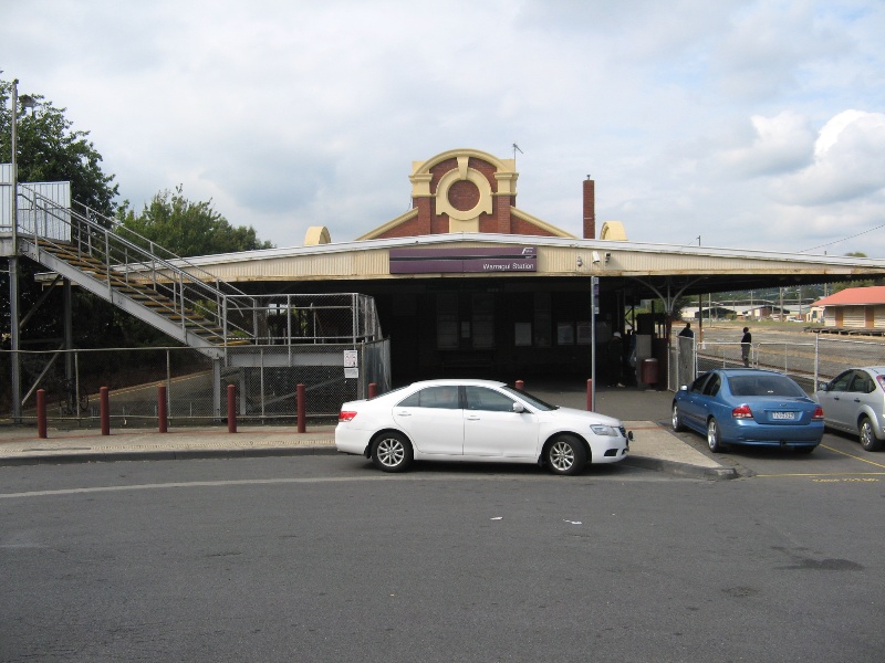 Warragul Railway Station entrance west end