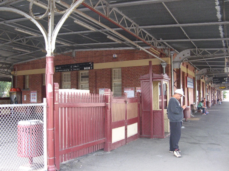 Warragul Railway Station west end of station