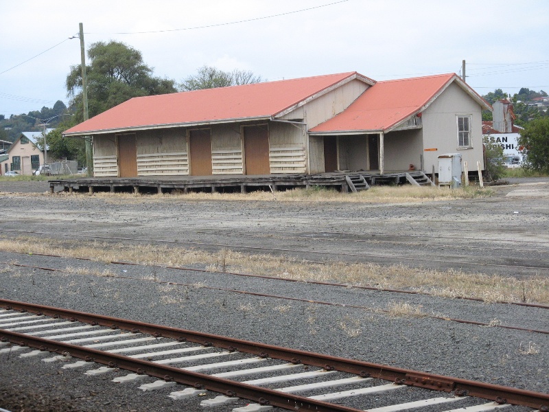 Warragul Railway Station goods shed from station