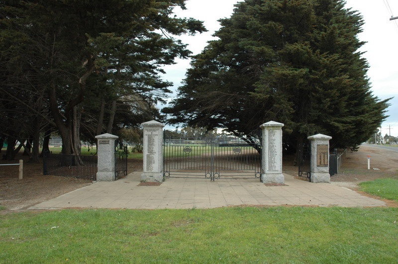 Avenue of Honour, Cypresses, Memorial Gates and Fencing