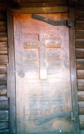 B7317 Log Church Door