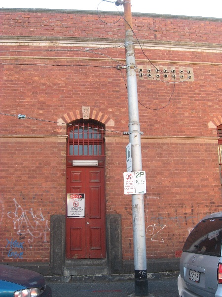 Brunswick cable tram engine house substation entrance