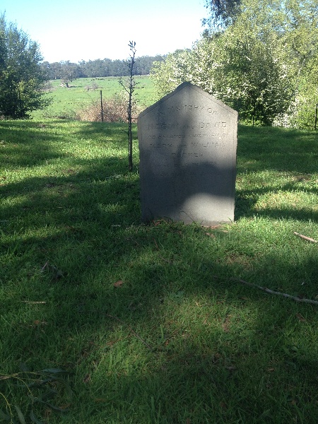 Coranderrk Cemetery. Site Visit - M.Miller 4/10/13