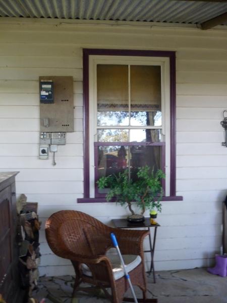 Window detail, House, 1790 Grand Ridge Rd