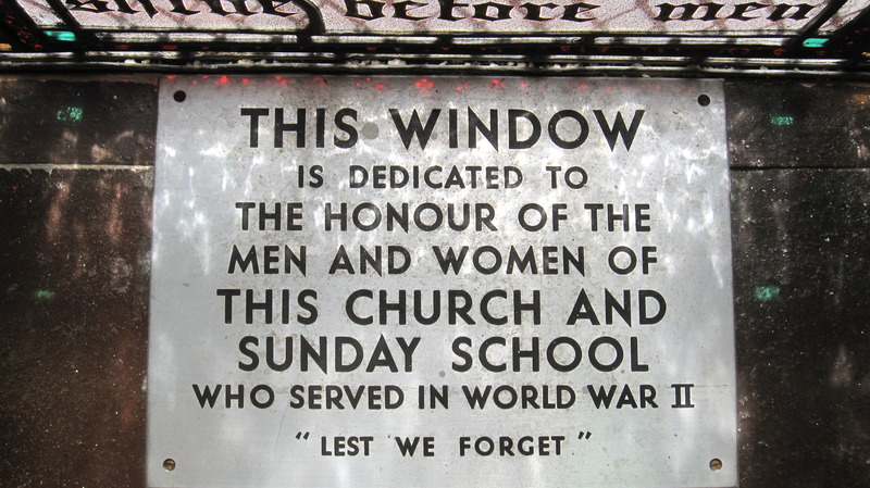 Burwood Uniting Church [formerly Methodist], plaque n.d.