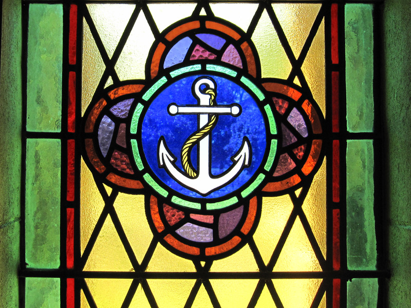 Crib Point HMAS Cerberus Catholic Chapel Choir detail anchor
