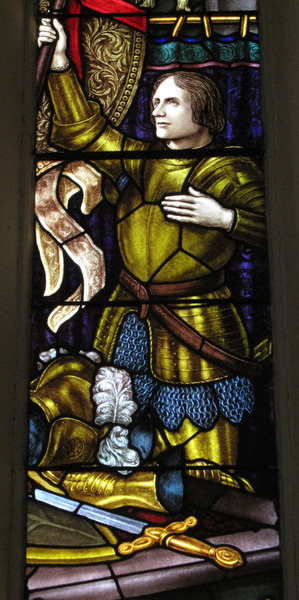 South Melbourne St Paul Uniting Faithful Knight detail