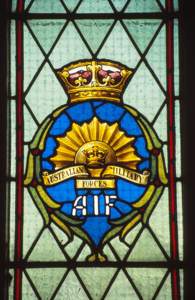 Hawthorn St Columbs Anglican WWII C1950 detail