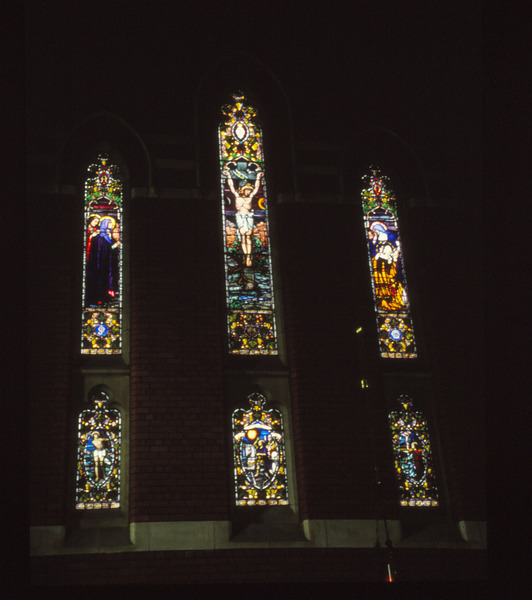 Parkville Trinity College Chapel east window