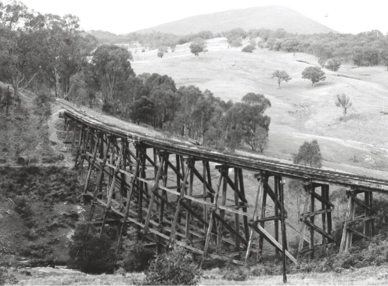 Cudgewa Line Trestle Bridge