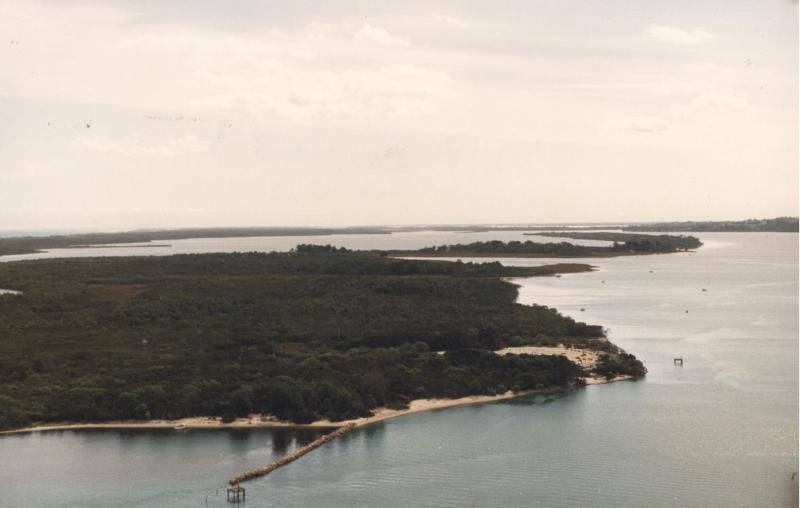 Gippsland Lakes, looking west from Lakes Entrance