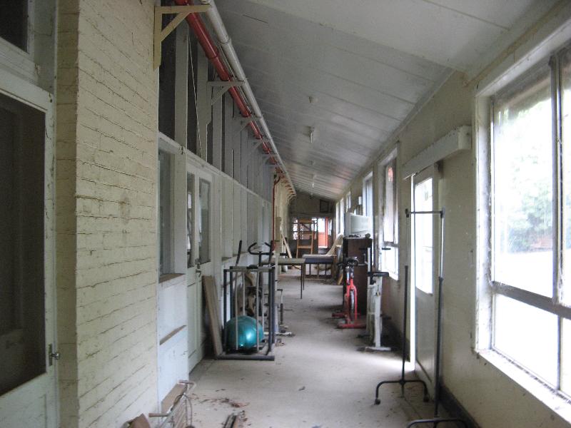 Recreation wing corridor