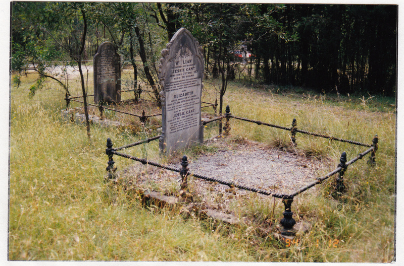 Queenstown Cemetery Colour 1 - Shire of Eltham Heritage Study 1992