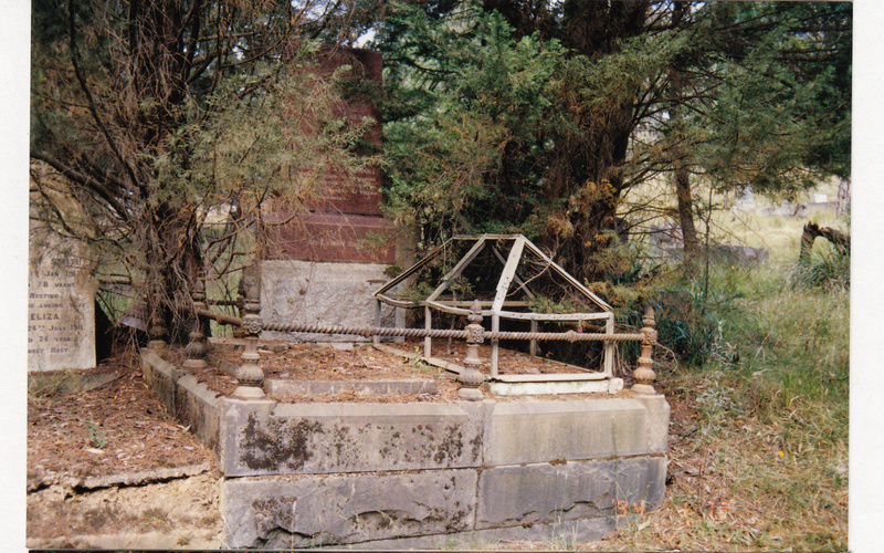 Queenstown Cemetery Colour 6 - Shire of Eltham Heritage Study 1992