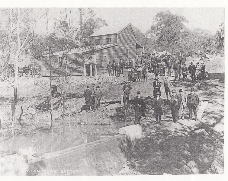 State Battery Remans Smiths Gully Black &amp; White - Shire of Eltham Heritage Study 1992