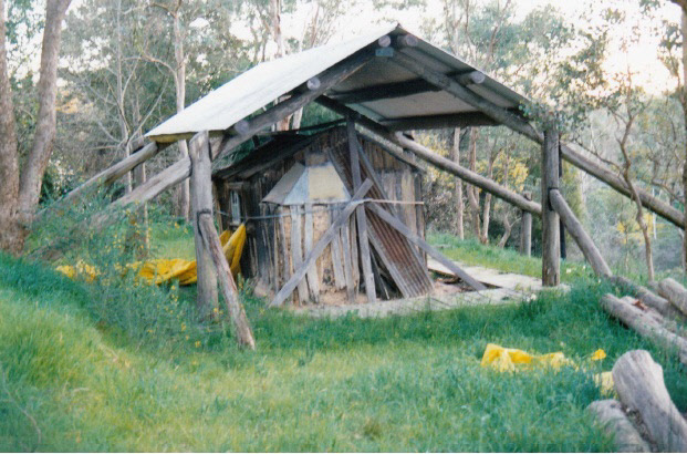 Miners Timber Slab Cottage 2 Castle Rd Colour 2 - Shire of Eltham Heritage Study 1992