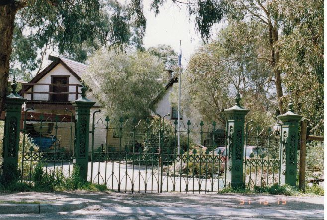 Adobe Residence and Iron Gates 25 Diamond St Colour 1 - Shire of Eltham Heritage Study 1992
