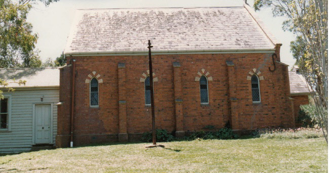Presbyterian Church Eltham Yarra Glen Rd Colour 3 - Shire of Eltham Heritage Study 1992