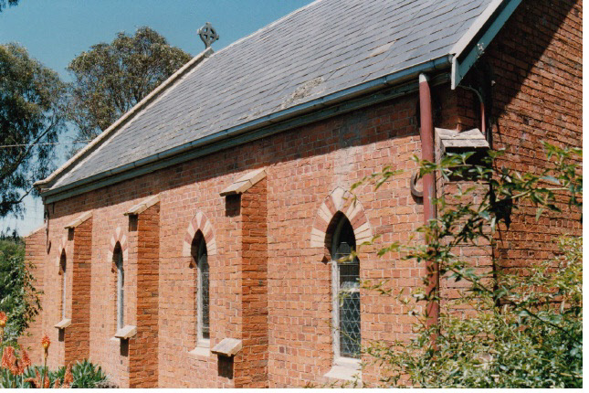 Presbyterian Church Eltham Yarra Glen Rd Colour 5 - Shire of Eltham Heritage Study 1992