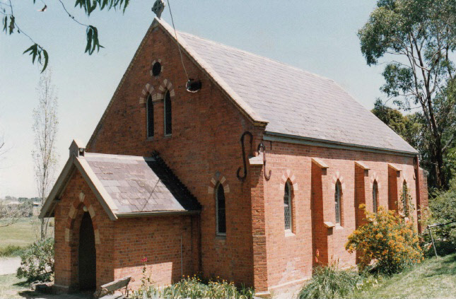 Presbyterian Church Eltham Yarra Glen Rd Colour 9 - Shire of Eltham Heritage Study 1992