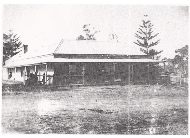 Kangaroo Ground General Store Post Office Pines Black &amp; White 1 - Shire of Eltham Heritage Study 1992