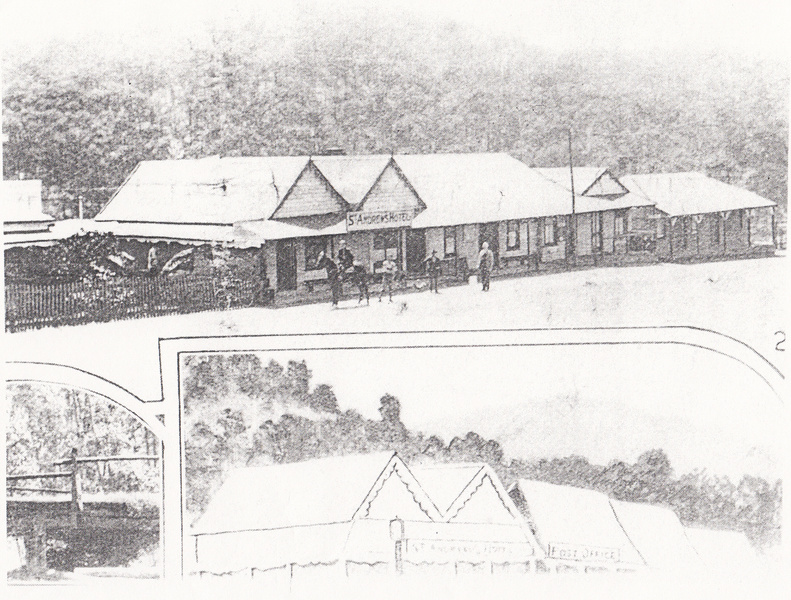 St Andrews Hotel Palm KangGround St Andrews Rd Black &amp; White 2 - Shire of Eltham Heritage Study 1992