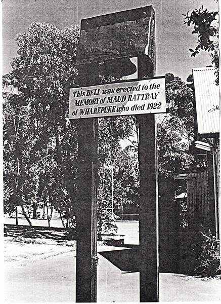 Panton Hill Primary Schoool and Memorial Bell Black &amp; White - Shire of Eltham Heritage Study 1992