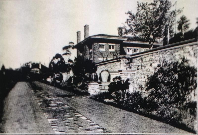 Garden terraces, c1928.