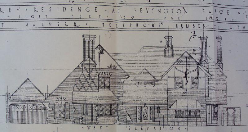 Extract of c1932 drawings by A M McMillian